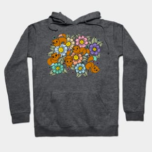 Cats in the Flowers Hoodie